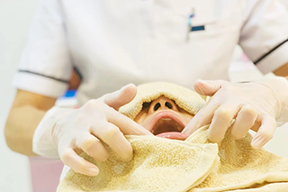 口腔内マッサージ